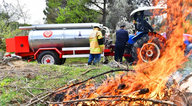 İzmir Büyükşehir Belediyesi 50 yangın söndürme tankeri daha dağıtacak