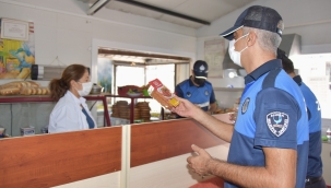 Aliağa Belediyesi Zabıta Ekipleri'nden Kırtasiye ve Kantinlere Denetim