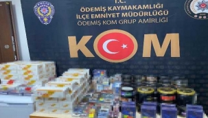 İş yerine operasyon: 48 kilo kaçak nargile tütünü yakalandı