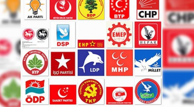 Türkiye'de siyasi parti bolluğu!