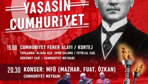 Cumhuriyet'in 98. Yılı Aliağa'da Coşkuyla Kutlanacak