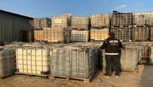 İzmir'de 109 bin 500 litre kaçak akaryakıt ele geçirildi