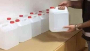 İzmir'de sahte etil alkol depolarına baskın: 8 gözaltı