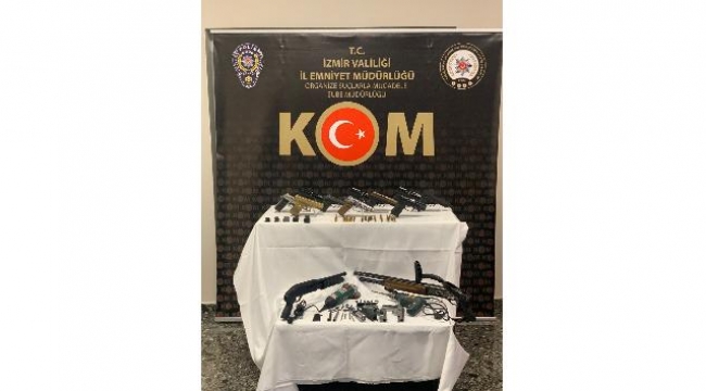 İzmir ve Manisa'da silah kaçakçılığı operasyonu: 12 gözaltı