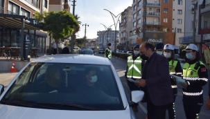 Aliağa'da "Bi Hareketine Bakar Hayat" trafik uygulaması