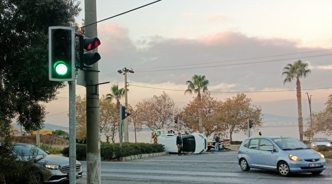 Aliağa 'da Kaza! ''Can Kaybı Yok''