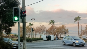 Aliağa 'da Kaza! ''Can Kaybı Yok''