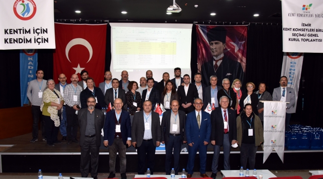 İzmir Kent Konseyleri Birliği Seçimli Genel Kurulu Aliağa'da Yapıldı