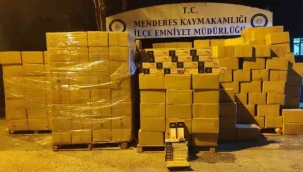 4 milyon lira değerinde 10 ton kaçak tütün ele geçirildi