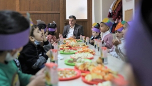 BAŞKAN DOĞRUER MİNİK ÖĞRENCİLERLE YERLİ MALI HAFTASINI KUTLADI