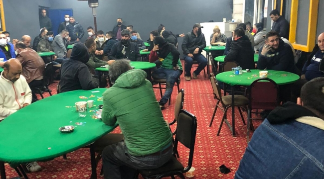 Dernek binasına kumar baskını: 73 kişiye binlerce lira ceza Giriş:04 Aralık 2021 14:39