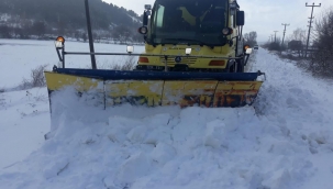 Ödemiş Belediyesi kış mücadelesinde 