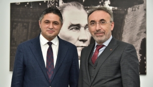 SANAYİ BÖLGELERİ GENEL MÜDÜRÜ FATİH TURAN'DAN ALİAĞA BELEDİYESİNE ZİYARET