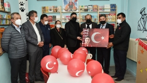 Şehit Murat Coşkun Ortaokulu Kütüphanesine Kavuştu