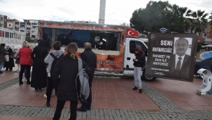 Yaşamını yitiren MHP ilçe Başkanı Aydemir için mevlit okutularak lokma dağıtıldı