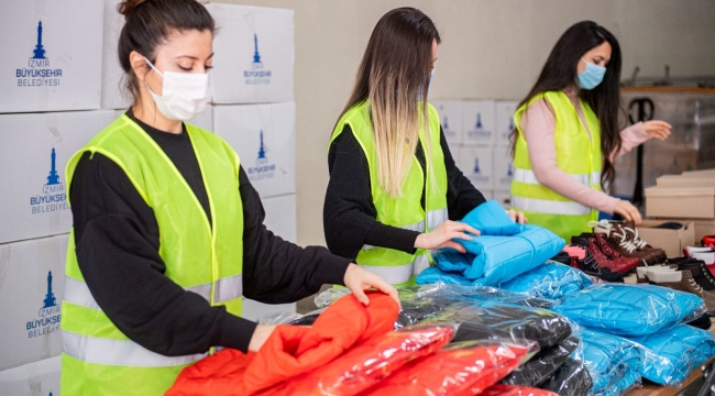 İzmir Büyükşehir Belediyesi'nden yardım eli Kara kış desteği 56 milyon lirayı aştı