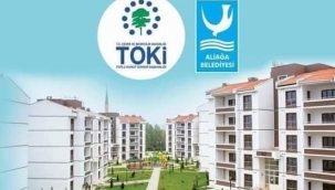 TOKİ'nin Aliağa projesi için çalışmalar devam ediyor.