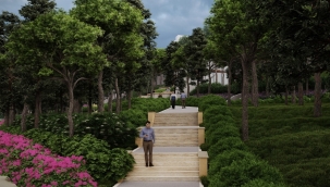 Bergama Çamlıpark için ilk kazma vuruldu