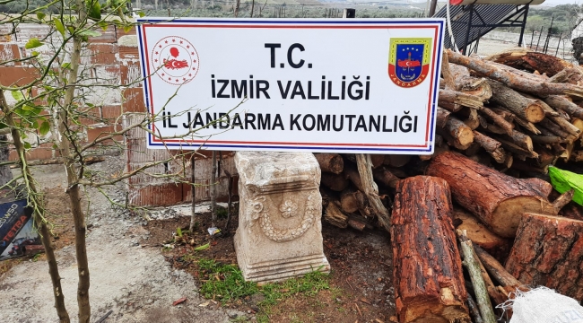 Bergama'da tarihi eser operasyonu;