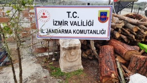 Bergama'da tarihi eser operasyonu;