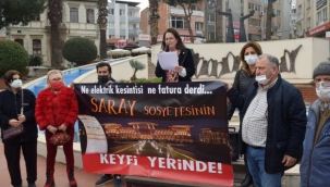 CHP Aliağa İlçe Örgütü elektrik zamlarını protesto etti: Zamlar geri alınsın