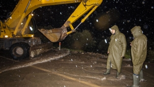 Dikili'de Yoğun Yağış