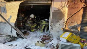 İzmir'deki bakkalda önce yangın, ardından patlama: 4 yaralı 