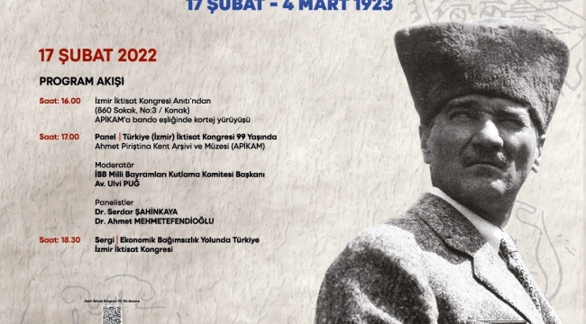 İzmir İktisat Kongresi'nin 99. yılı etkinliklerle anılıyor