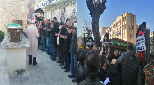  Aliağa 'nın sevilen esnafı İbrahim Şenkal son yolculuğuna uğurlandı