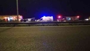 Çiğli'de Kamyona çarpan araç sürücüsü hayatını kaybetti