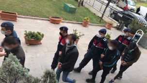 Foça'da hırsızlık olaylarına karışan 3 şüpheli yakalandı