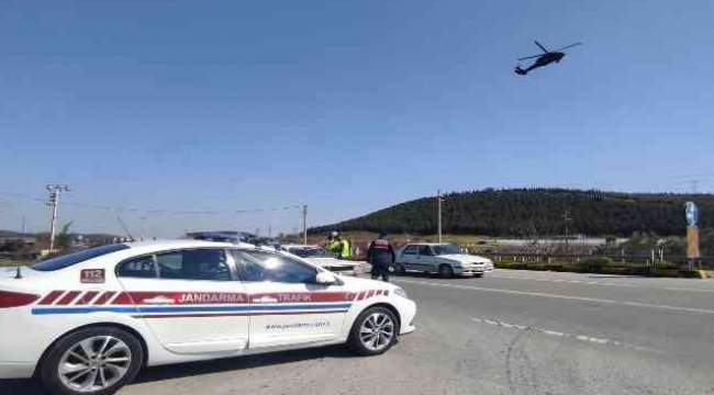 İzmir'de kurallara uymayan sürücülere, havadan ceza yağdı