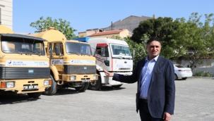 Aliağa Belediyesi 4 Adet Vidanjörü Yeni Şakran Halkının Hizmetine Sunuyor