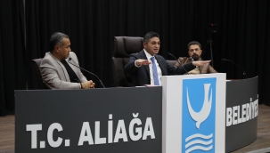 Aliağa Belediyesi Nisan Ayı Olağan Meclisi Toplandı