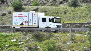 Kırsal ilçeler için mobil hizmet aracı yola çıktı