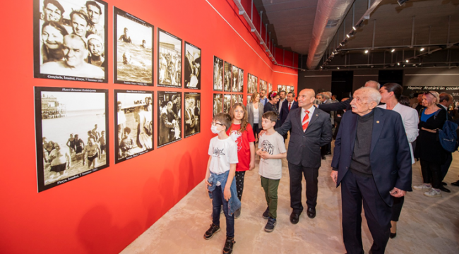 Konak Metro Sanat Galerisi Hanri Benazus'un Atatürk sergisi ile açıldı
