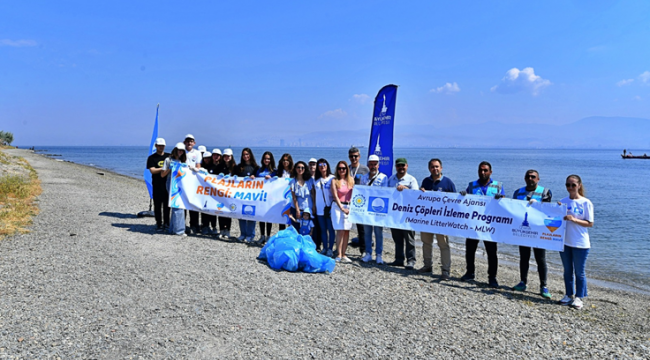 İzmir Büyükşehir Belediyesi Deniz Çöpleri İzleme Programı'na dahil oldu