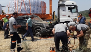 Aliağa'da Trafik Kazası :2 yaralı