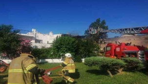 ALİAĞADA OTURDUĞU EVİ YAKAN ŞAHIS GÖZALTINA ALINDI