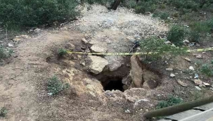 Define ararken canından oldu