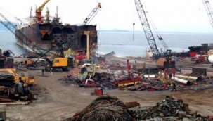 Gemi Sökümde iş kazası :1 yaralı