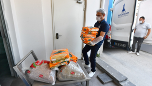 Cemevlerine erzak desteği