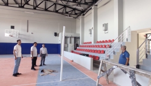 Müdür Dr. Murat Mücahit Yentür, ALOSBİ Proje Meslek Lisesi binasında incelemede bulundu 