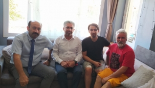 sağlık-sen 1 nolu şubeden yaralanan ATT'ye ziyaret