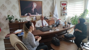 MHP Aliağa'dan Milli Eğitim 'e ziyaret