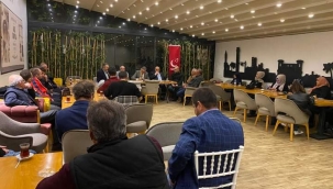 Aliağa'da Saadet Partisi "Muhabbet Çayı" programı düzenledi