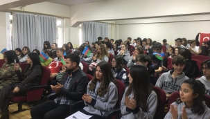 Alp Oğuz lisesinde Karabağ Zaferinin 2.Yıl Dönümü Coşkuyla Kutlandı