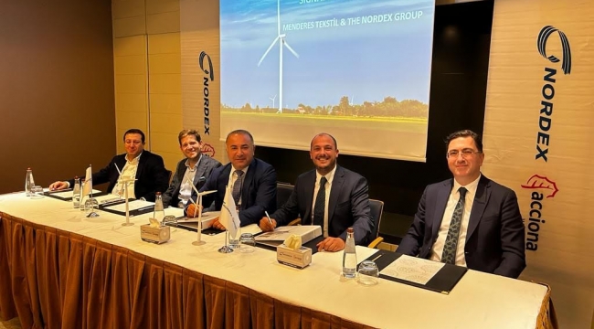 Menderes Tekstil, Akça RES'te kapasite artışı için türbin anlaşması imzaladı