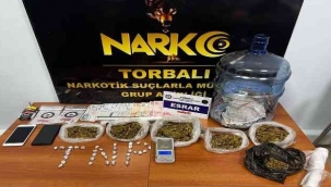 Torbalı polisinden 10 günlük takibin ardından zehir tacirine suçüstü