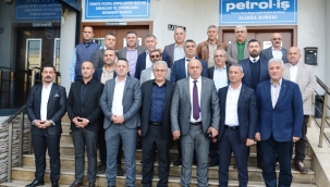 Türk-İş'e bağlı tüm sendika başkanları Aliağa'da Toplandı